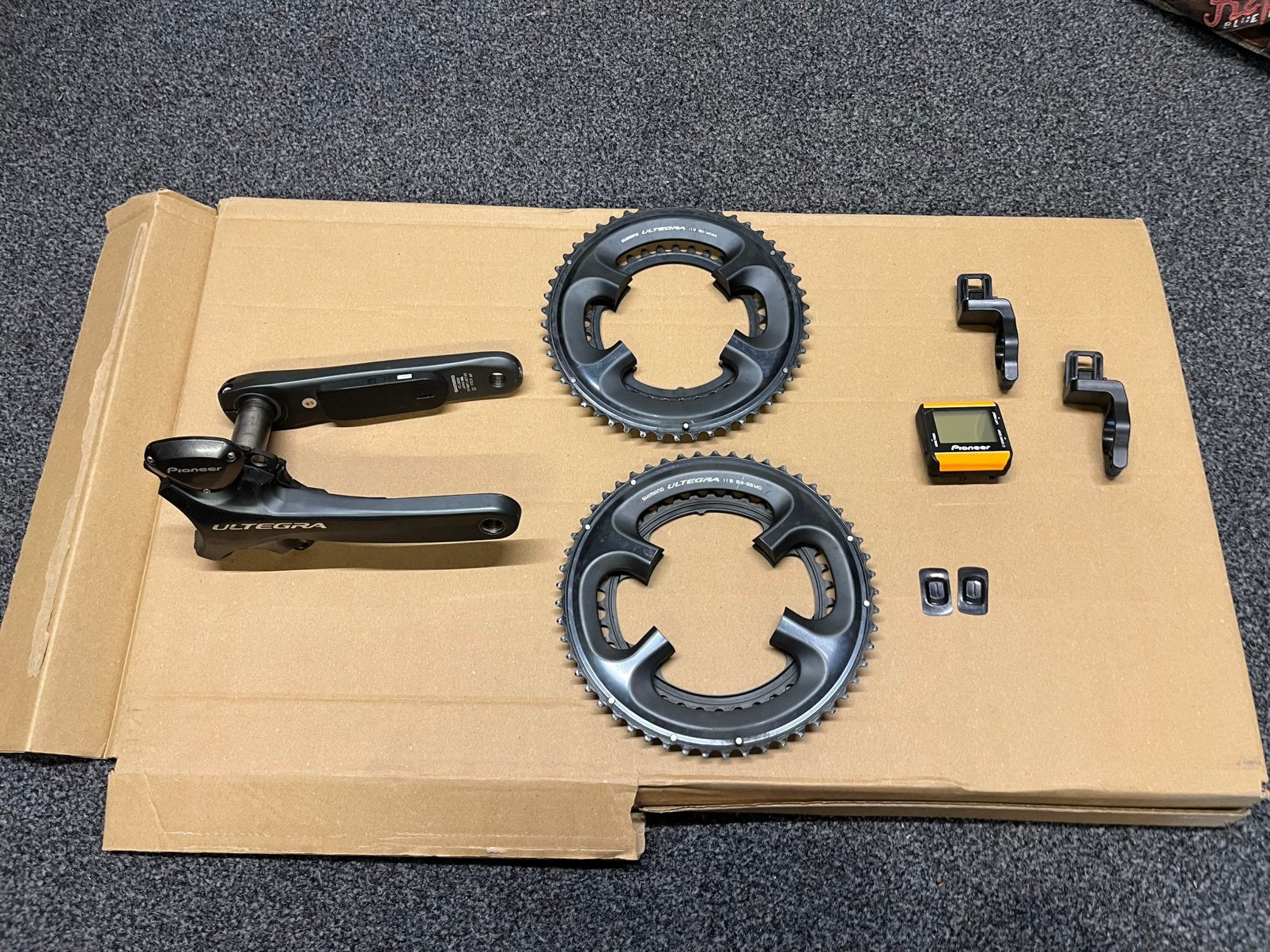 Pioneer vermogensmeter shimano ultegra 172,5mm, Overige merken, Aluminium, Ophalen of Verzenden, Meer dan 20 versnellingen