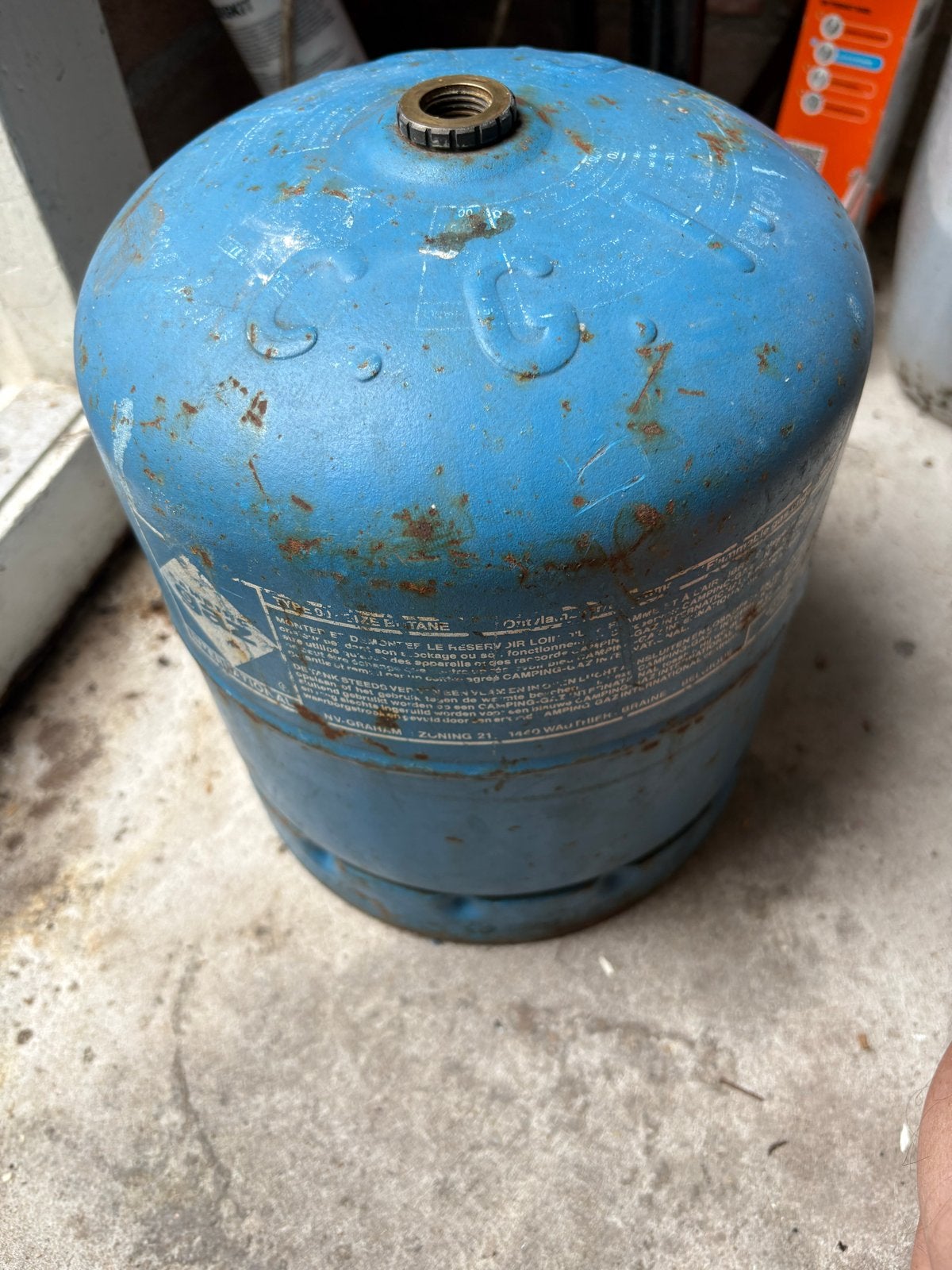Campingaz gasfles (leeg)  907, Ophalen of Verzenden, Gebruikt