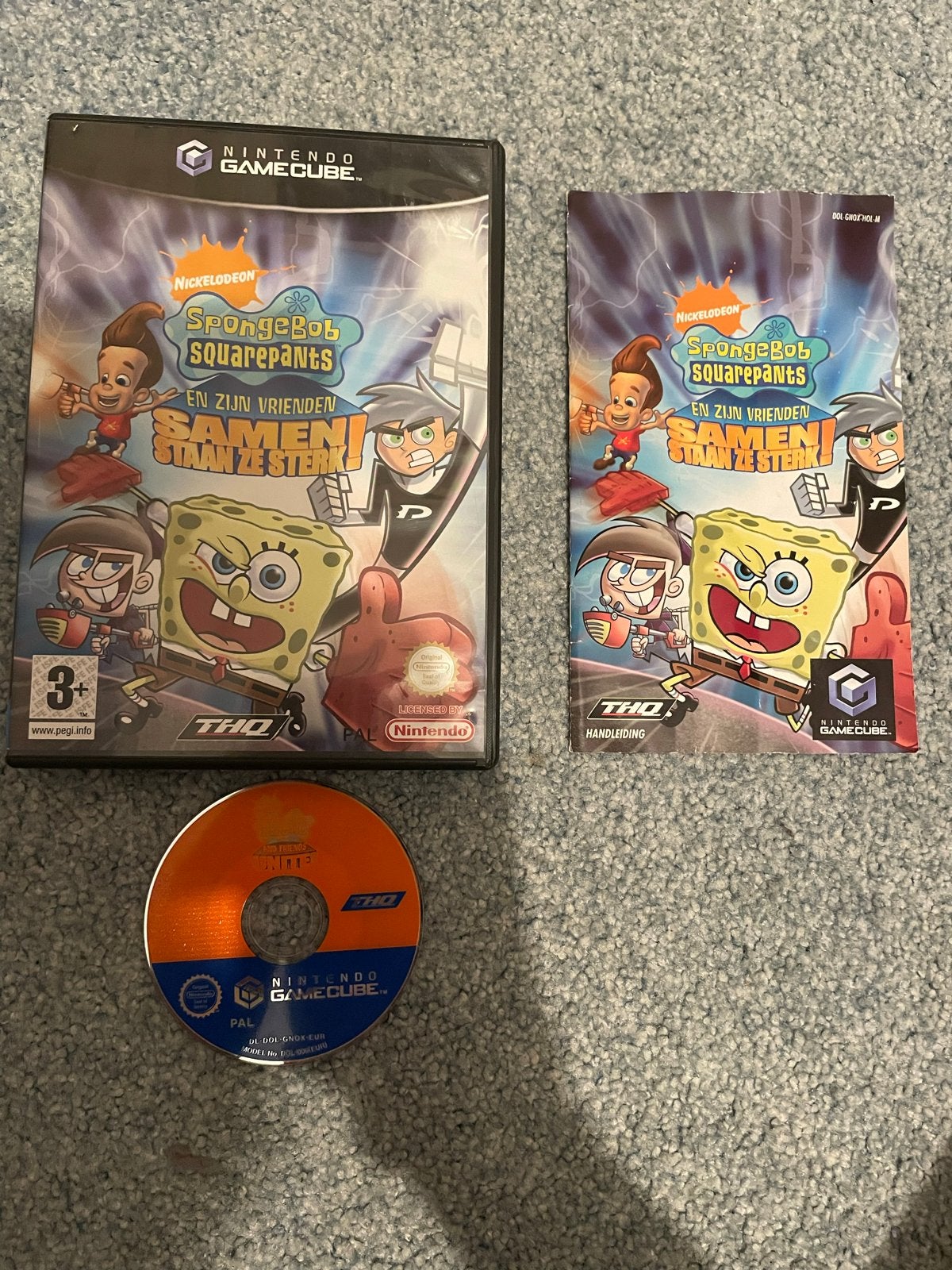 Spongebob Squarepants en zijn vrienden - Nintendo GameCube, Spelcomputers en Games, Games | Nintendo GameCube, 1 speler, _, _