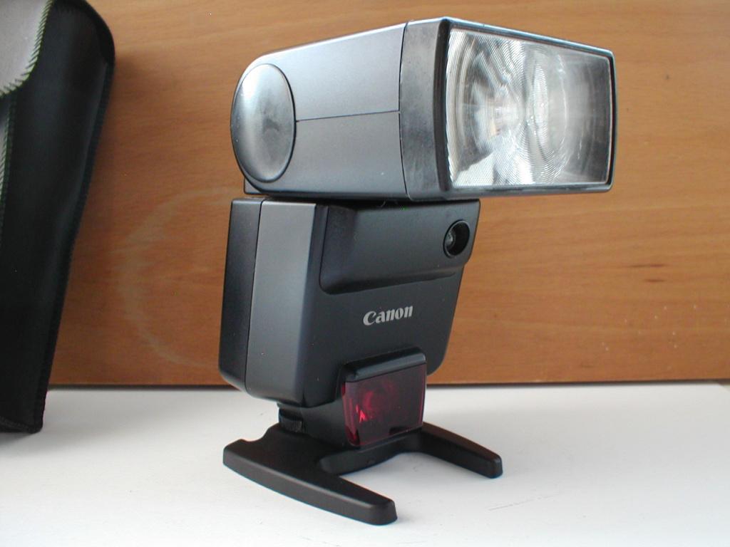 Canon Speedlite 420EZ flitser, Ophalen of Verzenden, Gebruikt, Canon, Kantelbaar