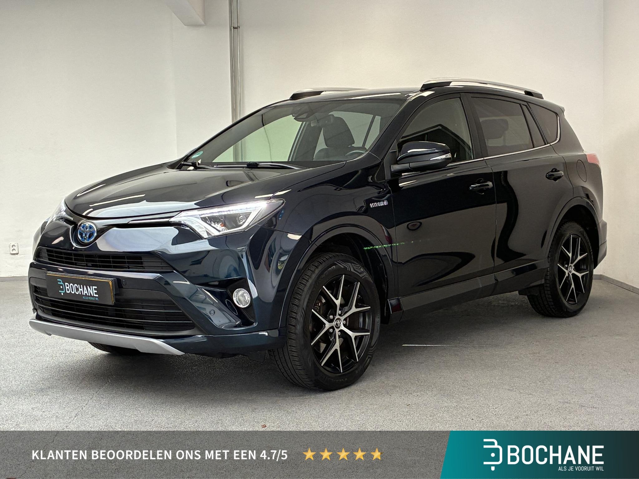 Toyota RAV4 2.5 Hybrid AWD Style | TREKHAAK | AWD | DEALER O, Dealer onderhouden, Gebruikt, Euro 6, Blauw