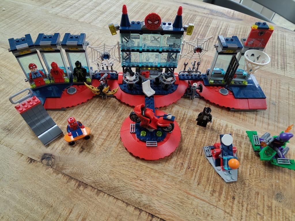 LEGO Spider-Man Aanval op de Spiderman schuilplaats 76175, Ophalen of Verzenden, Gebruikt