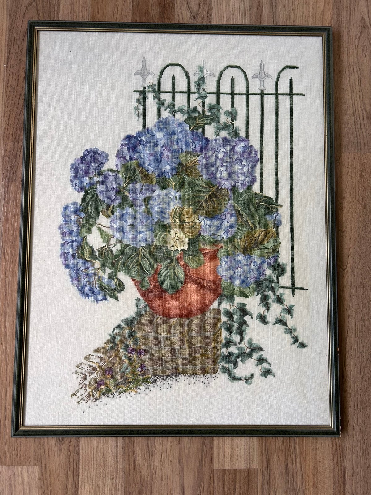 Geborduurd schilderij, Huis en Inrichting, Ophalen, 50 – 75, Gebruikt, Overige typen