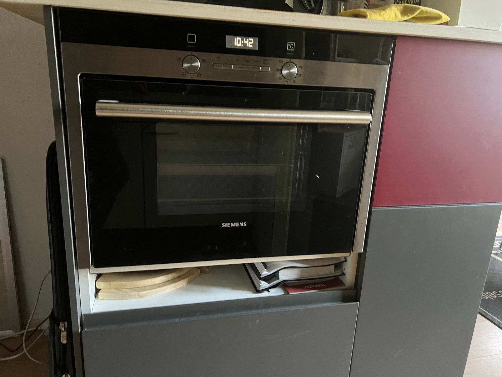 Siemens stoomoven, Ophalen, 45 tot 50 cm, Gebruikt, Siemens