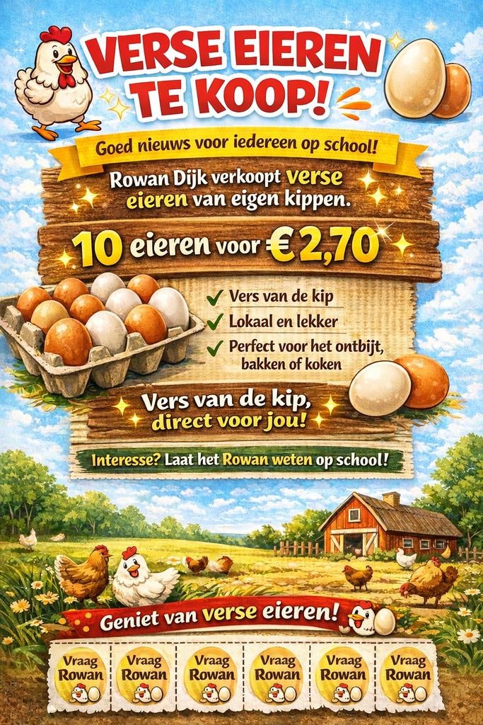 Verse Eieren, Diversen, Ophalen