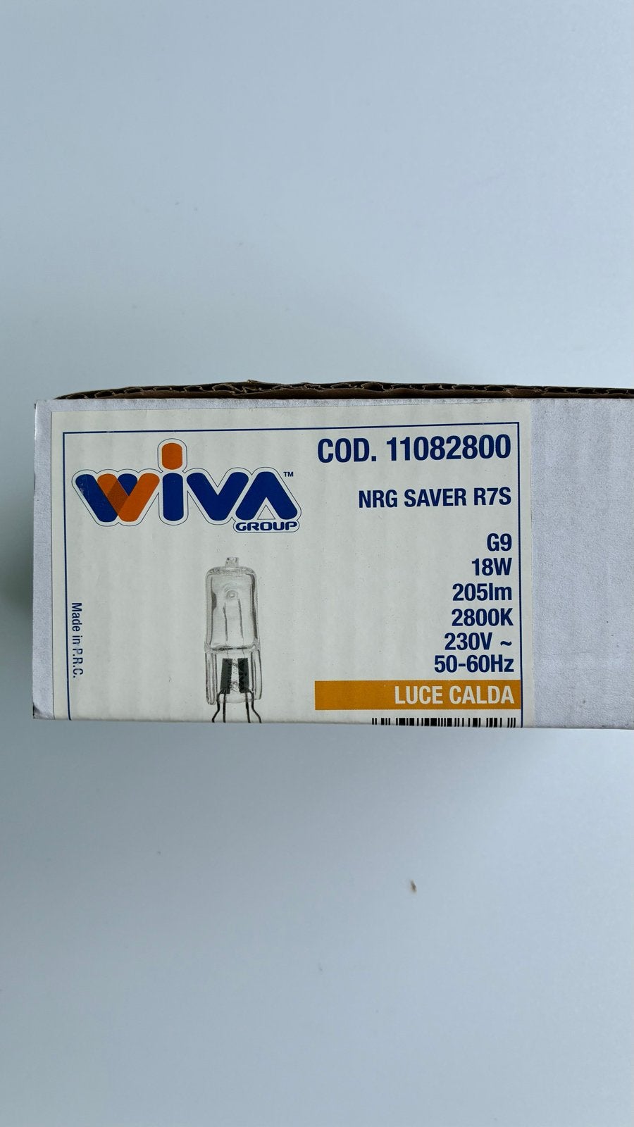 Wiva NRG Saver R7S G9 18W Halogeenlamp - Warm Wit, Nieuw, Ophalen of Verzenden, Overige merken, Warm wit