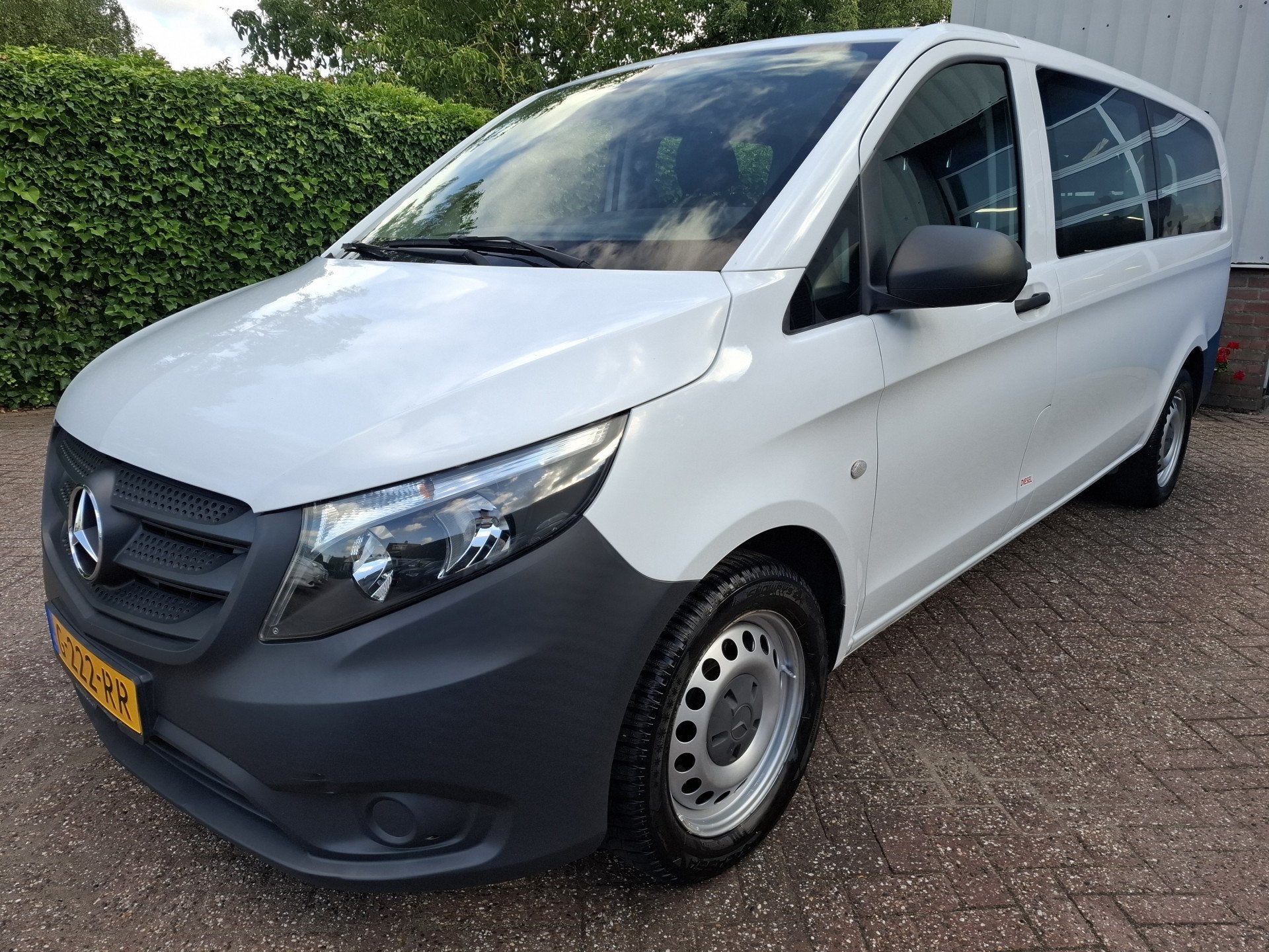Mercedes-Benz Vito 114BLUETEC 27225.- INCL BTW 9-PERS AUTOMA, Automaat, Euro 6, 2000 kg, Wit