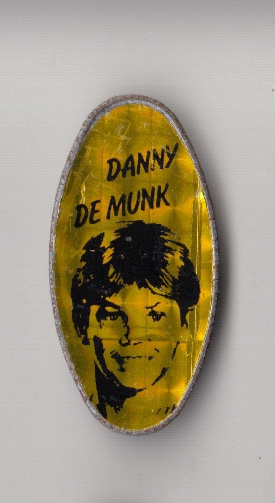 Muziek Danny de Munck D broche, Gebruikt, Niet vindbaar, Niet vindbaar, Speldje of Pin