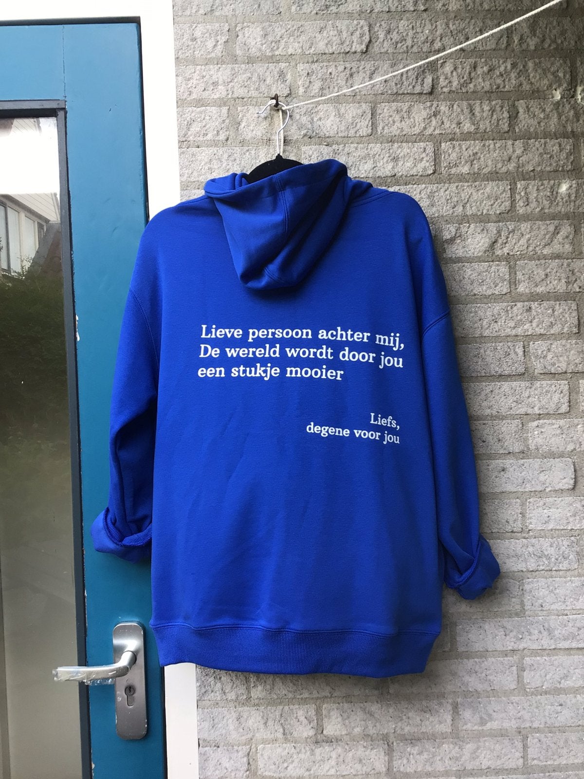 Hele mooie HOODIE van KABTAZ, NIEUW, maat XL(40/42 t/m 48), Ophalen of Verzenden, Nieuw, Maat 46/48 (XL) of groter, Blauw