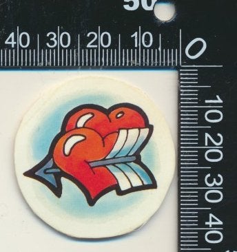 Sticker: Hartjes, Ophalen of Verzenden, Zo goed als nieuw, Bedrijf of Vereniging
