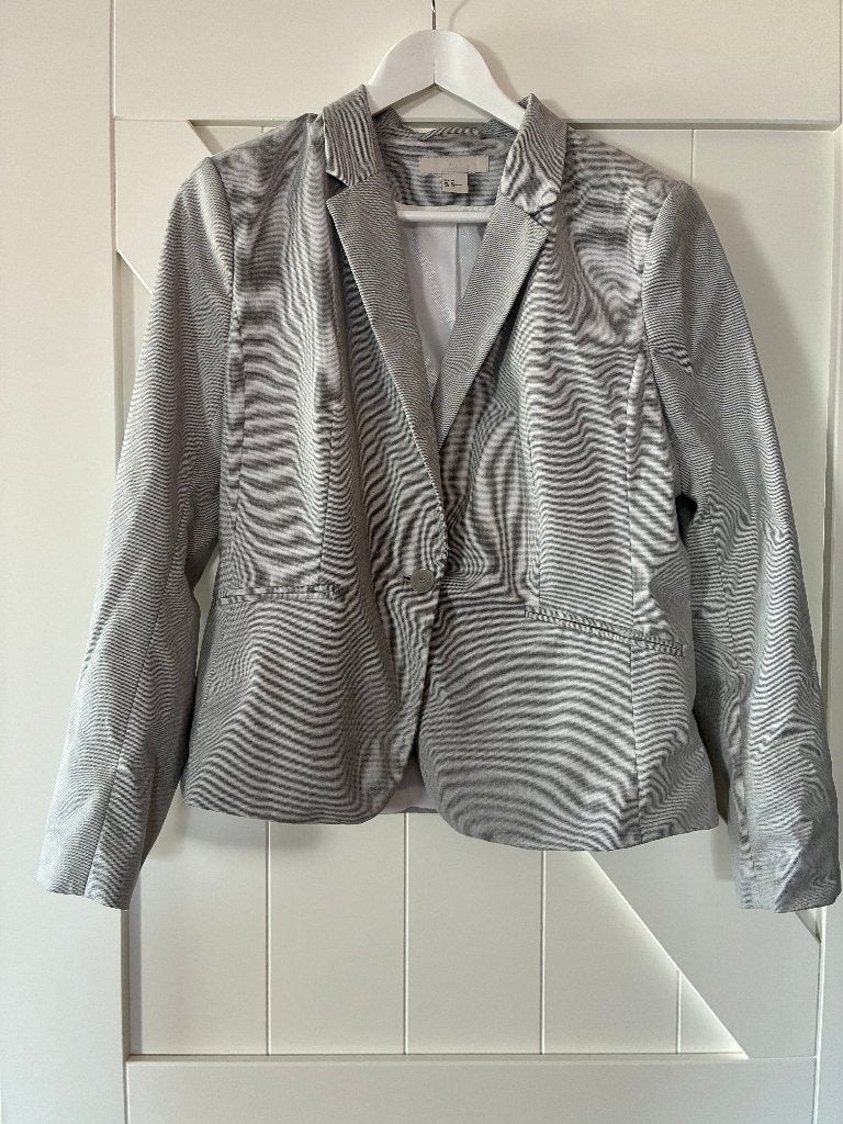 Colbert krijtstreep, H&M, Maat 42/44 (L), Ophalen of Verzenden, Jasje