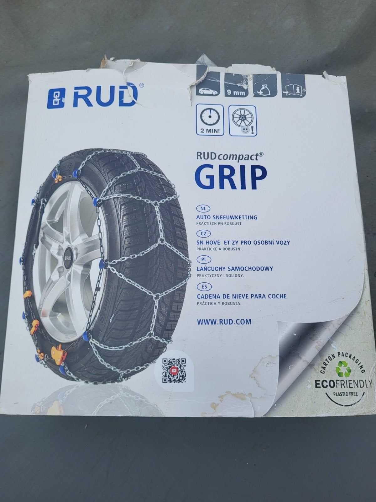 RUD compact GRIP Sneeuwkettingen - Nieuw in doos, Auto diversen, Sneeuwkettingen, Ophalen, Nieuw