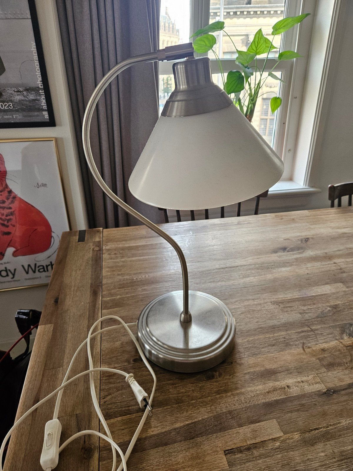 Stijlvolle Kantoorlamp/Bureaulamp - Ophalen Adam Centrum, Huis en Inrichting, Ophalen, Bureaulamp, Gebruikt, Met schakelaar