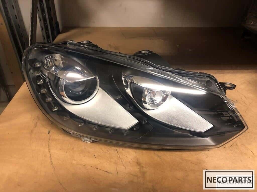 Golf 6 GTI GTD xenon led koplamp rechts origineel, Auto-onderdelen, Gebruikt, -, Volkswagen, -