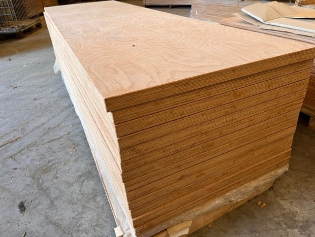 Beuken multiplex geolied werkblad/werkbladen/hout/beukenblad, Nieuw, Beuken, 25 tot 50 mm, Overige typen