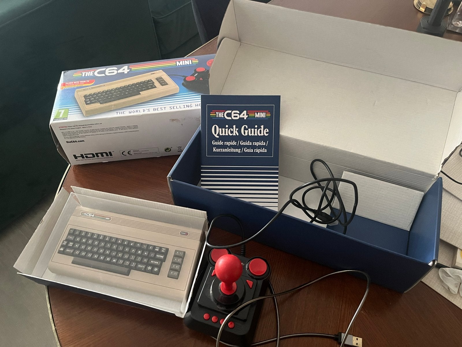 THEC64 Mini Retro Gaming Console met Joystick, Spelcomputers en Games, Spelcomputers | Overige, Zo goed als nieuw, Overige merken