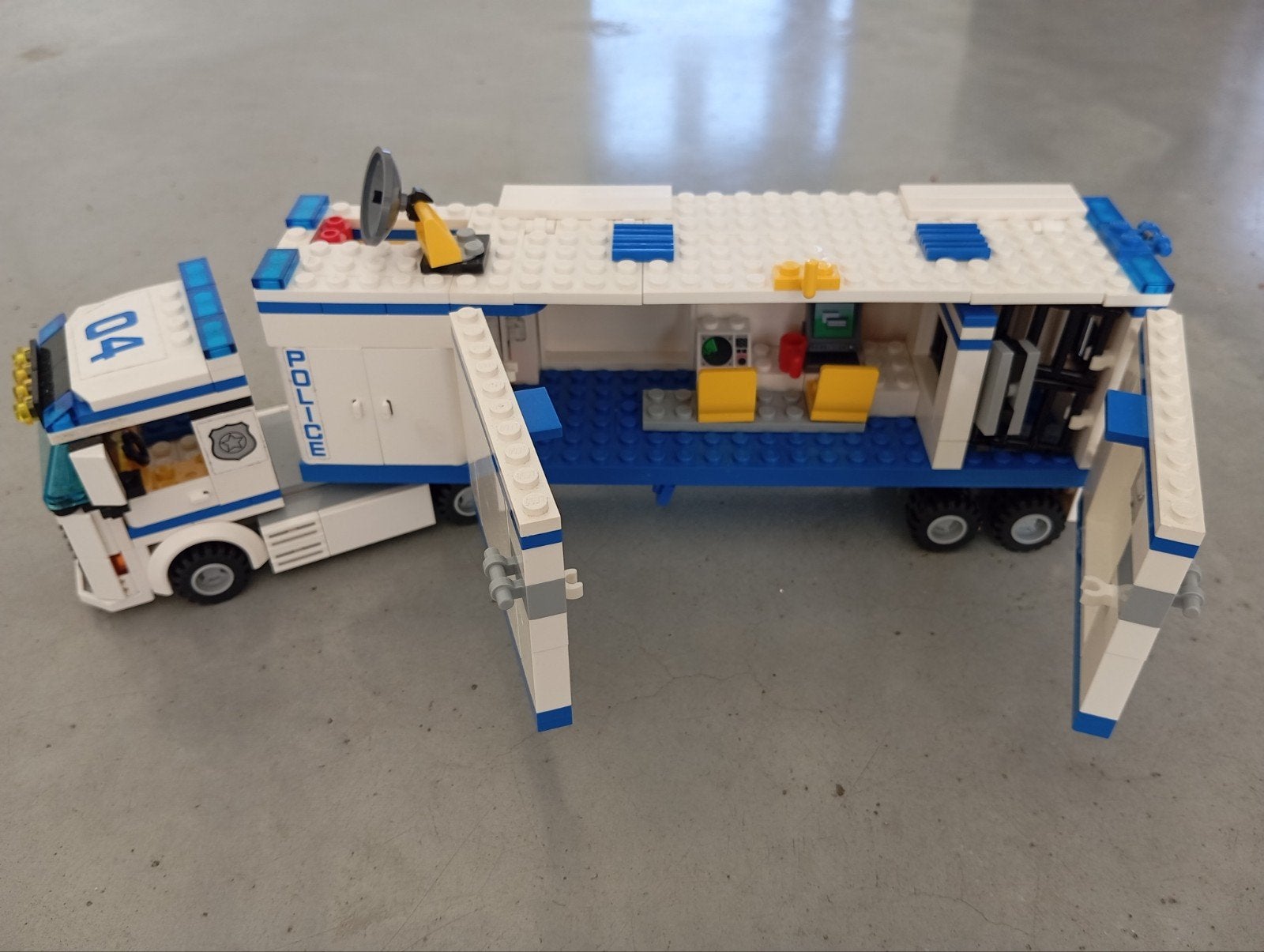 Lego City 60044 Mobiele Politie Eenheid met instructies, Lego, Ophalen of Verzenden, Inclusief instructies, Complete set