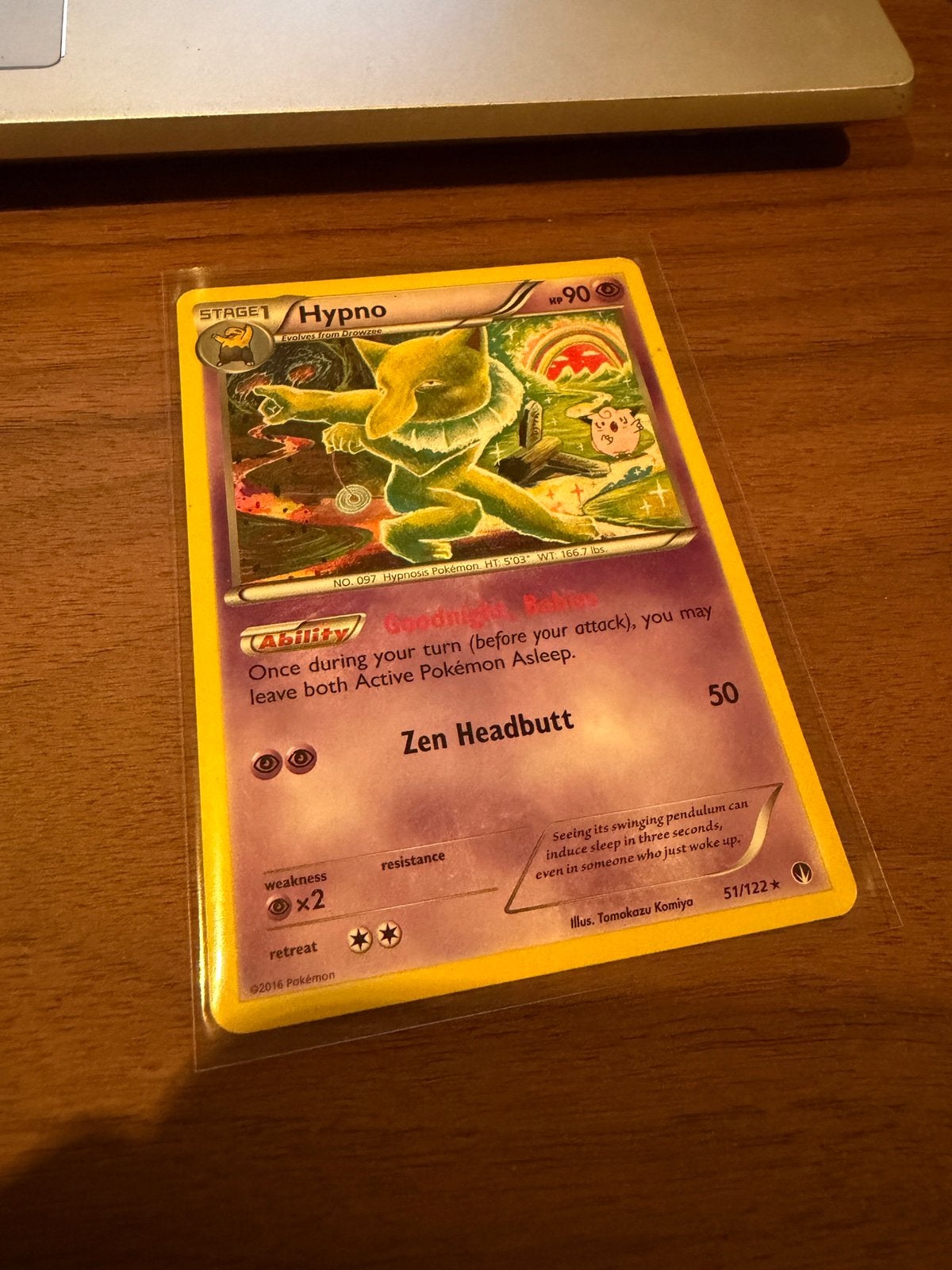 Hypno 51 breakpoint pokemon kaart - in goede staat!, Ophalen of Verzenden, Zo goed als nieuw