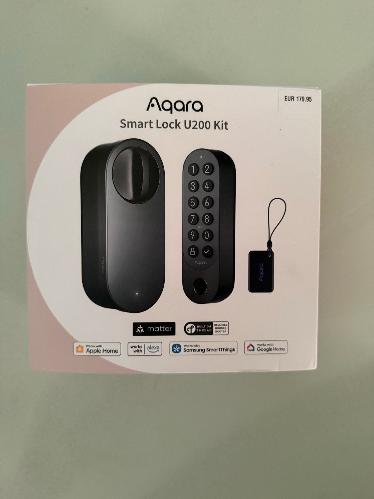 Aqara Smart Lock U200 Kit - Nieuw in ongeopende verpakking, Nieuw, Ophalen of Verzenden, Compleet systeem, Overige soorten