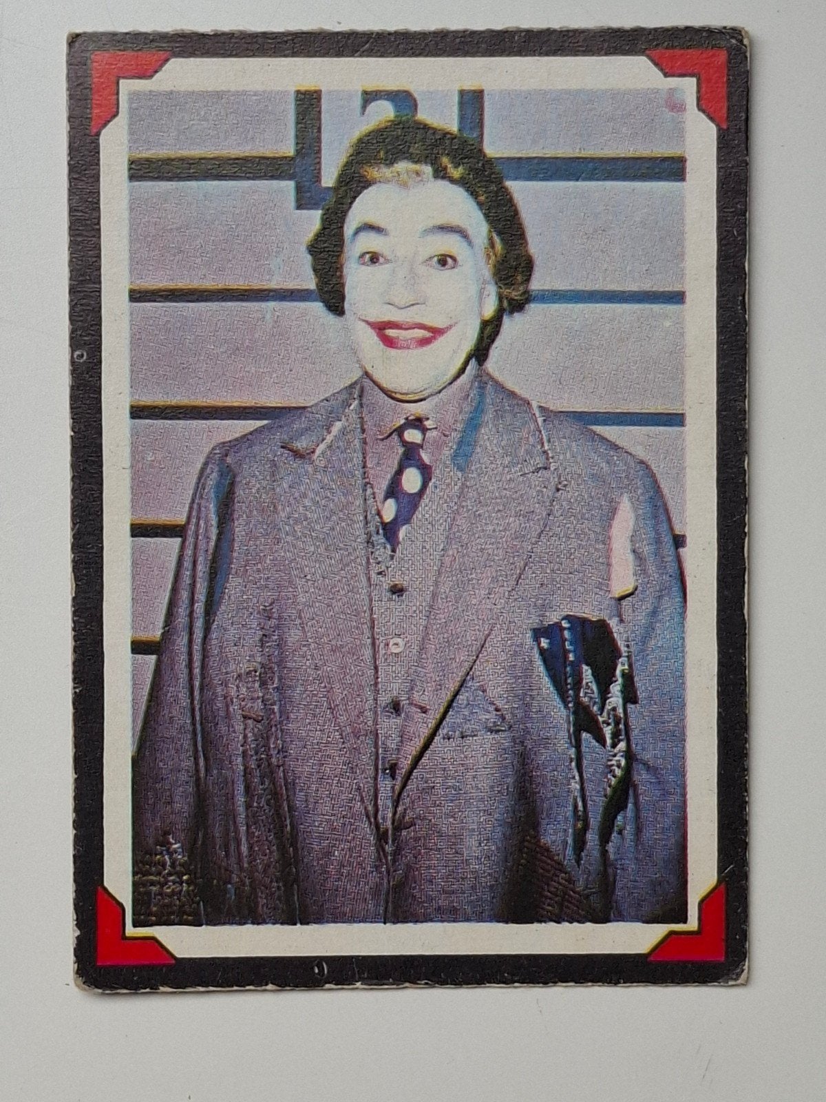 Batman plaatje nummer 12. De clown prins van de misdaad 1966, Ophalen of Verzenden, Zo goed als nieuw, Plaatje