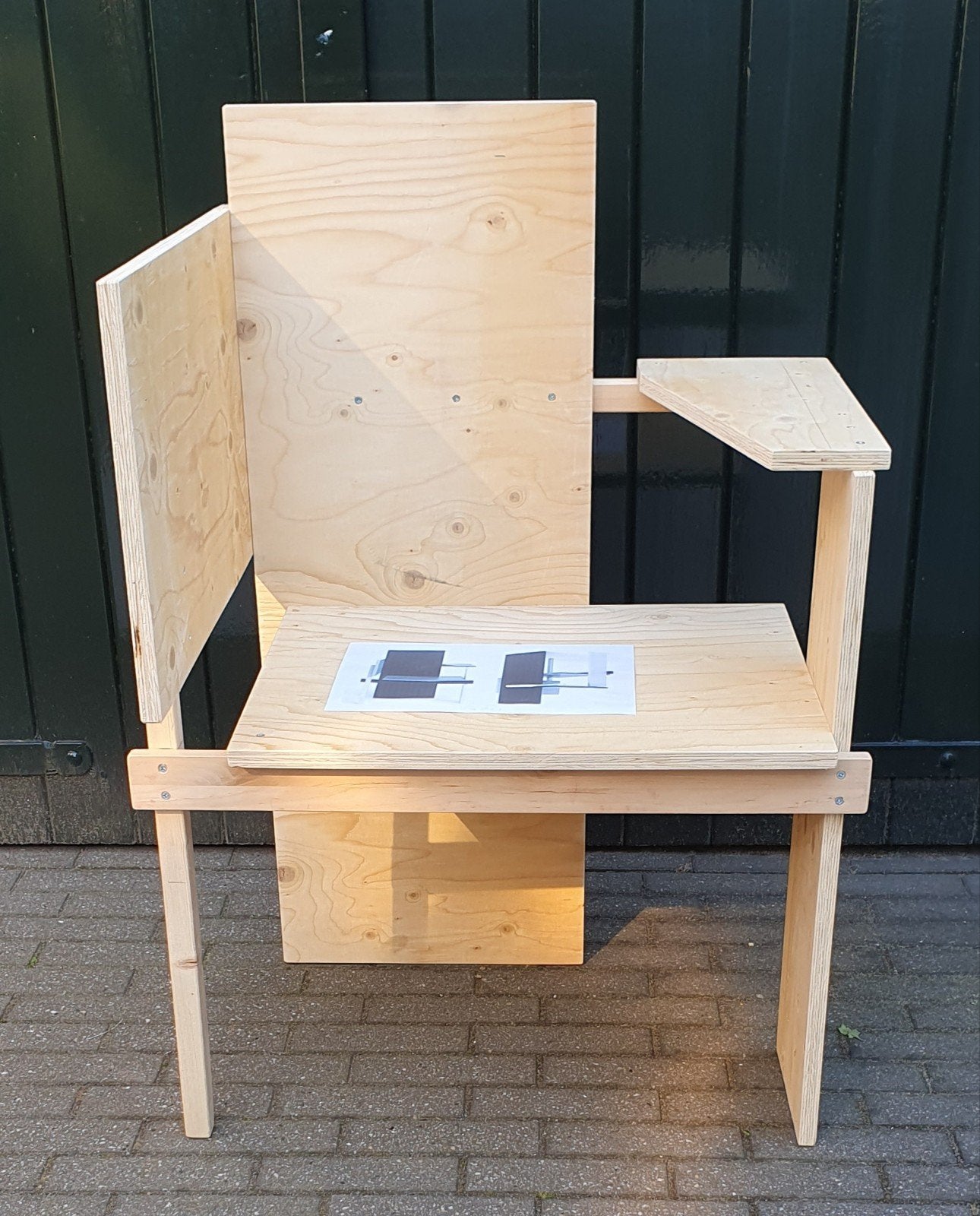 rietveld stoel type berlijn, Huis en Inrichting, Ophalen, Eén