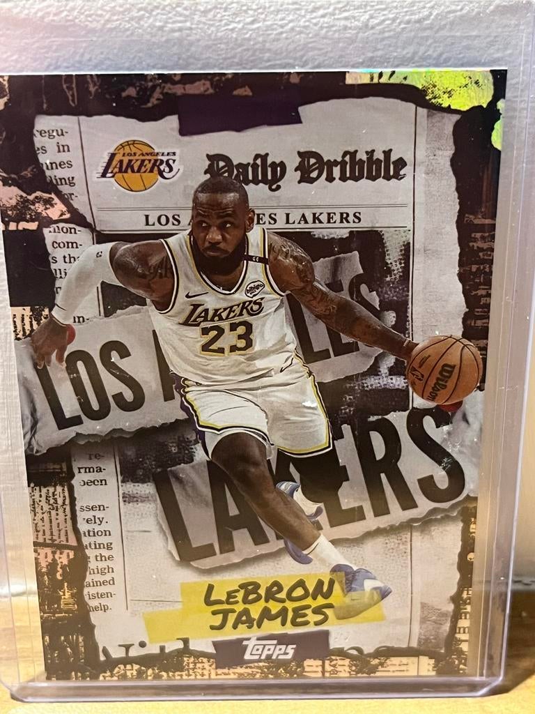 LeBron James Topps Daily Dribble Los Angeles Lakers, Ophalen of Verzenden, Zo goed als nieuw