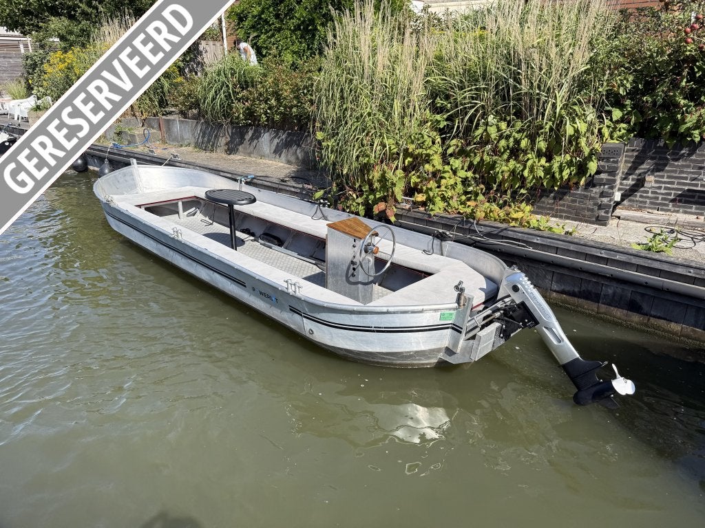 Prachtige Aluminium sloep elektrisch 6 meter vaarklaar, Overige typen, Elektrisch, Niet ingevuld, Aluminium