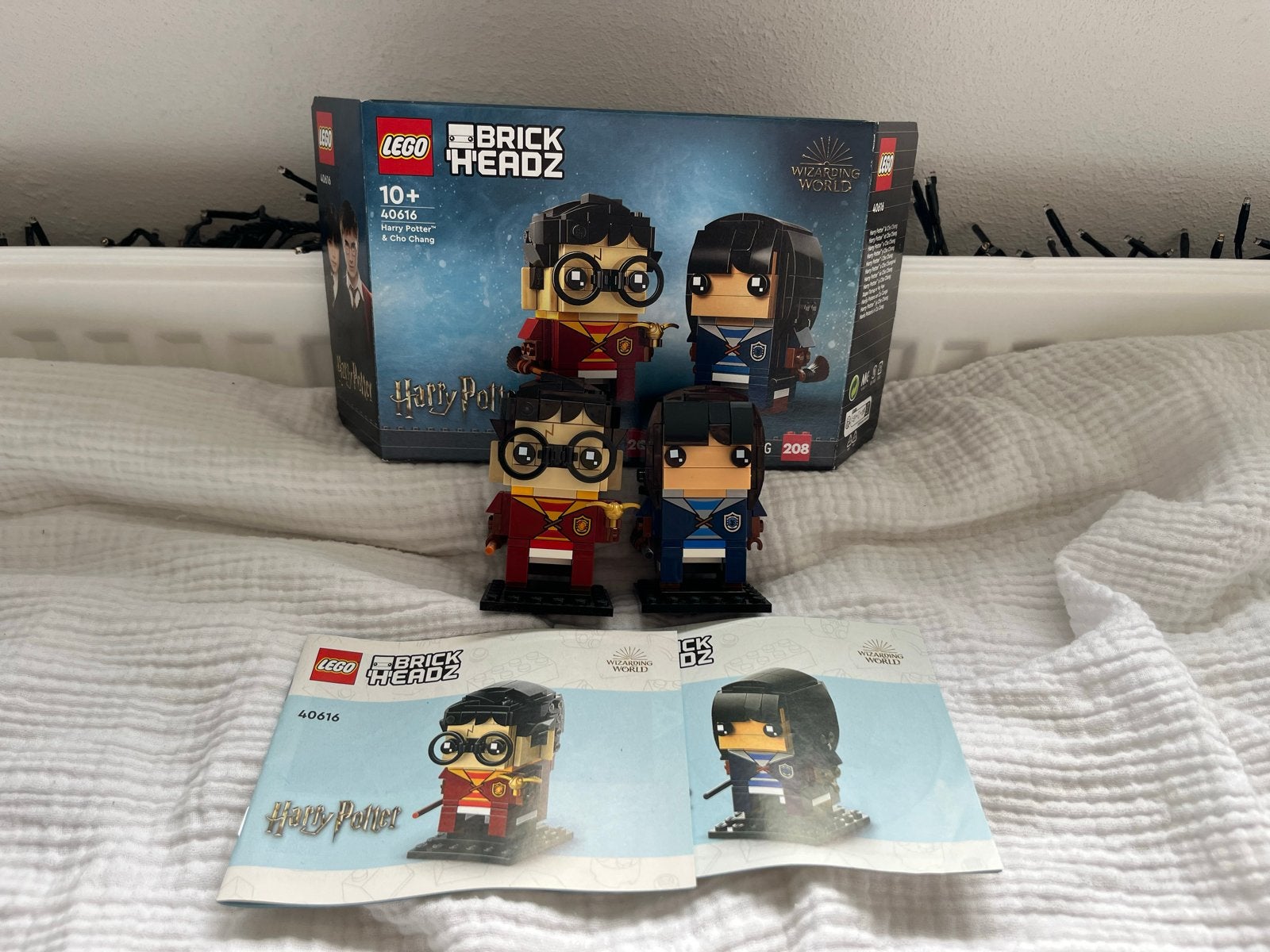 LEGO BrickHeadz Harry Potter & Cho Chang 40616, Ophalen of Verzenden, Zo goed als nieuw, Actiefiguurtje