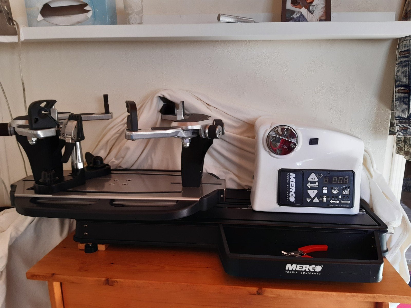 Merco Tennis Bespanmachine - Zo goed als nieuw, Sport en Fitness, Ophalen of Verzenden, Zo goed als nieuw, Overige typen, Overige merken