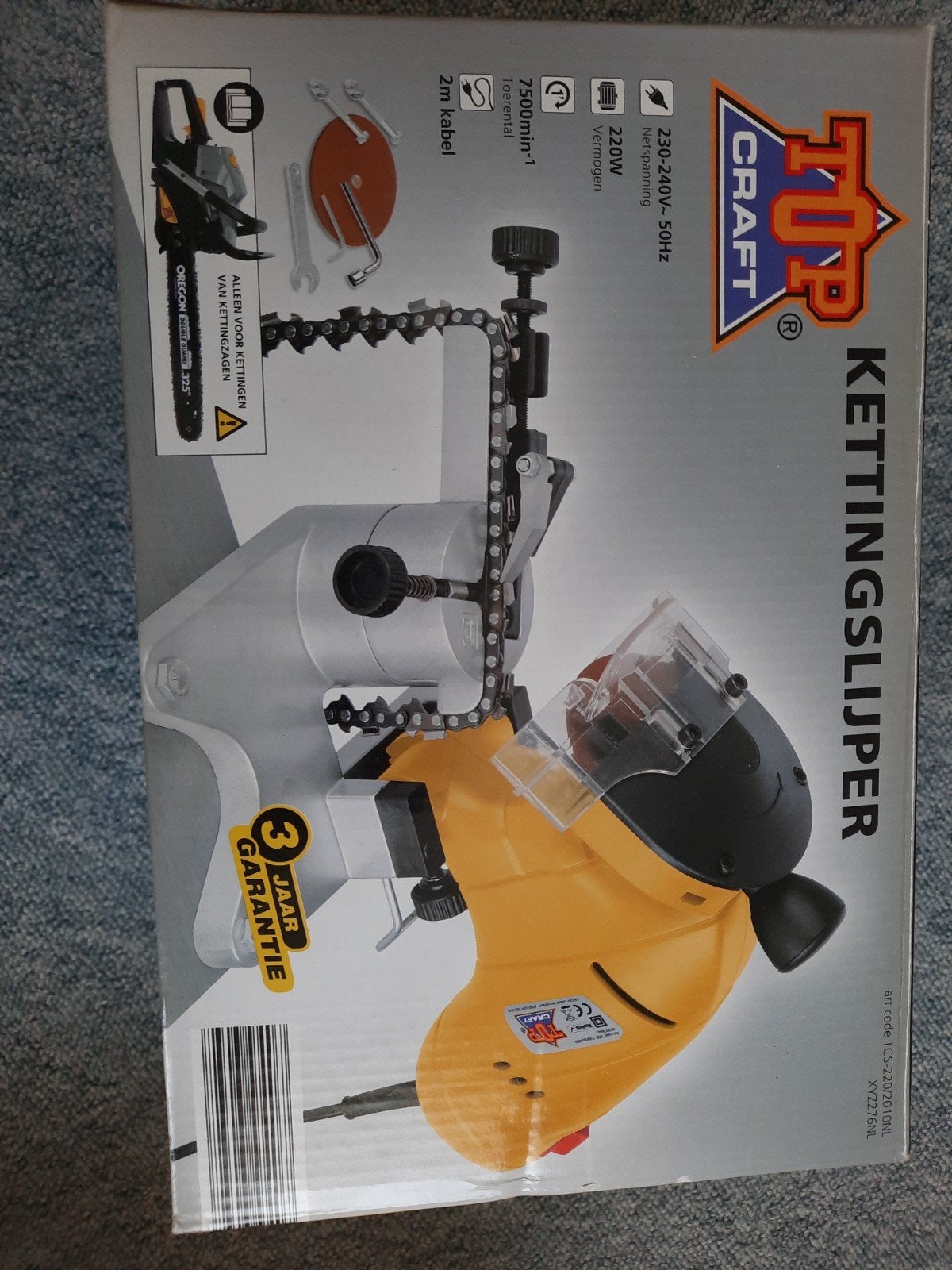 Top Craft Kettingslijper - Nieuw in doos, Doe-het-zelf en Verbouw, Ophalen of Verzenden