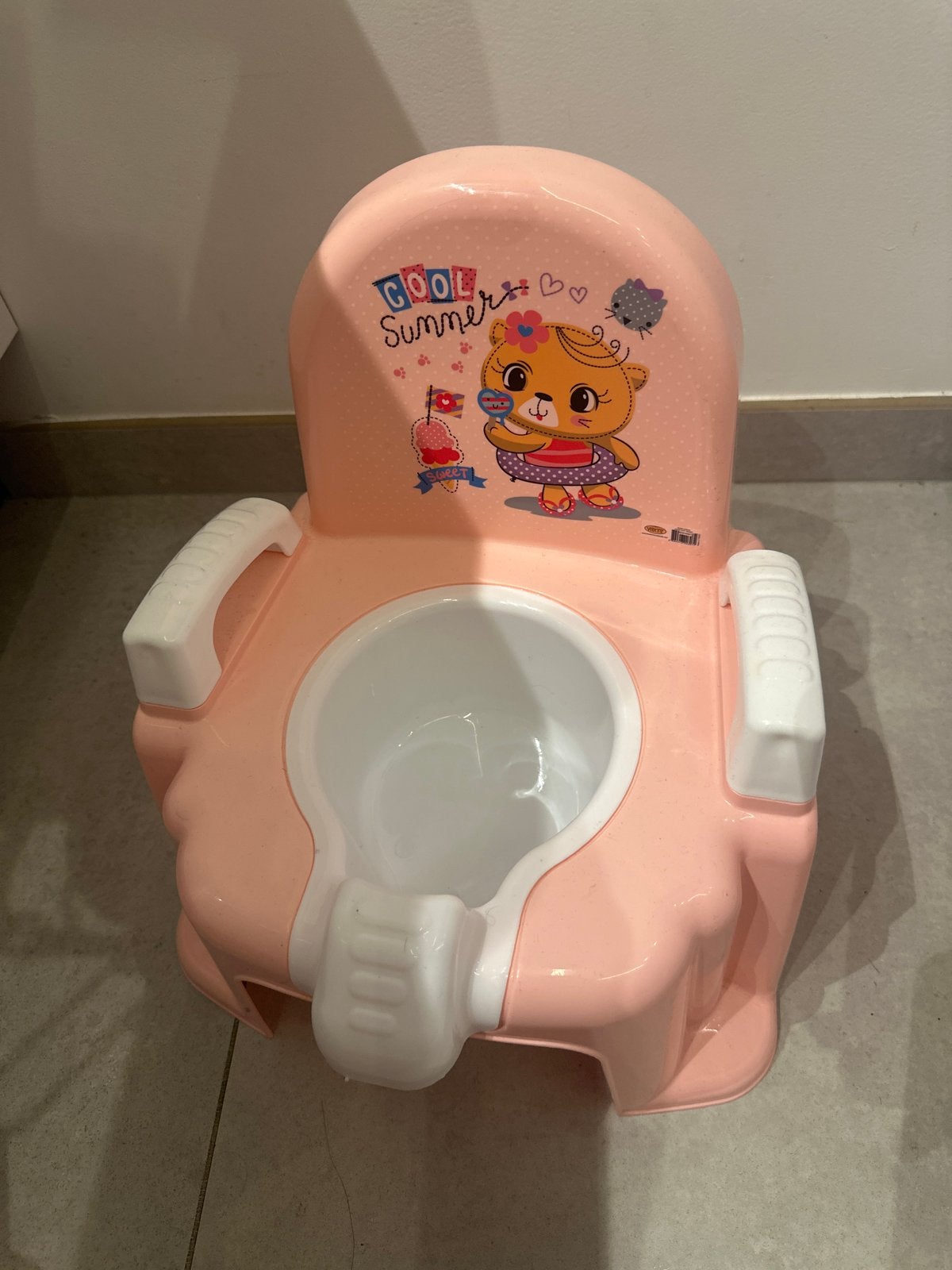 Roze kinderpotje met uitneembare binnenpot, Overige merken, Overige typen, Ophalen of Verzenden, Zo goed als nieuw