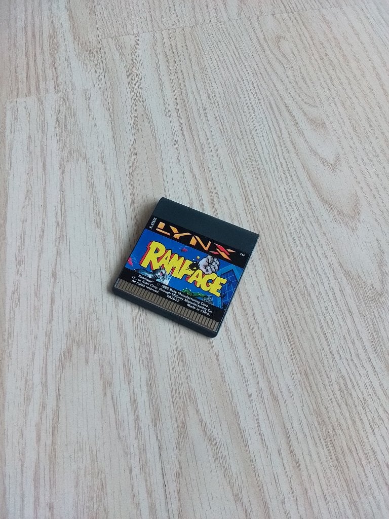 Atari Lynx Game - Rampage (Losse Cartridge / Loose) - Getest, 1 speler, Ophalen of Verzenden, Vanaf 3 jaar, Atari Lynx
