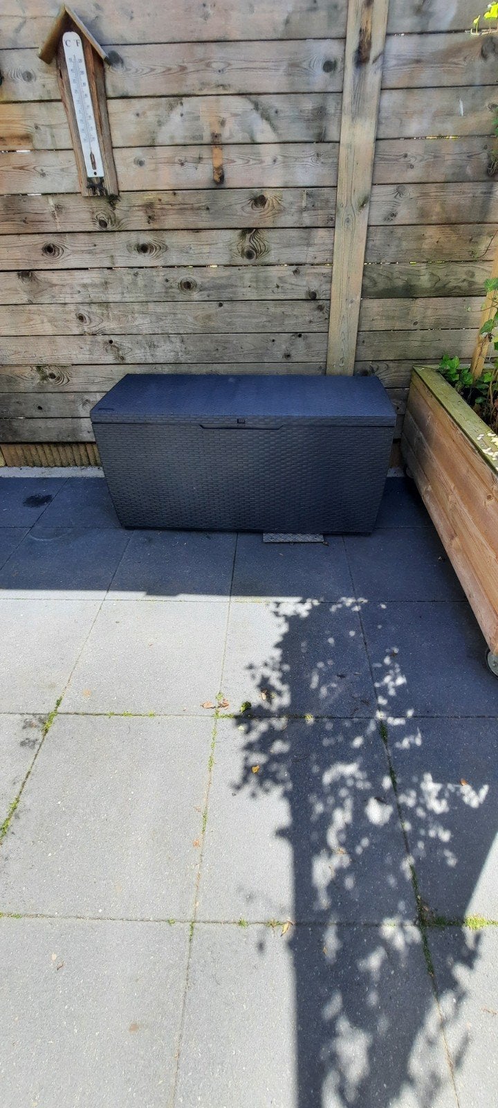 Tuinkussenbox/kist, Tuin en Terras, Ophalen, Rond, Kunststof