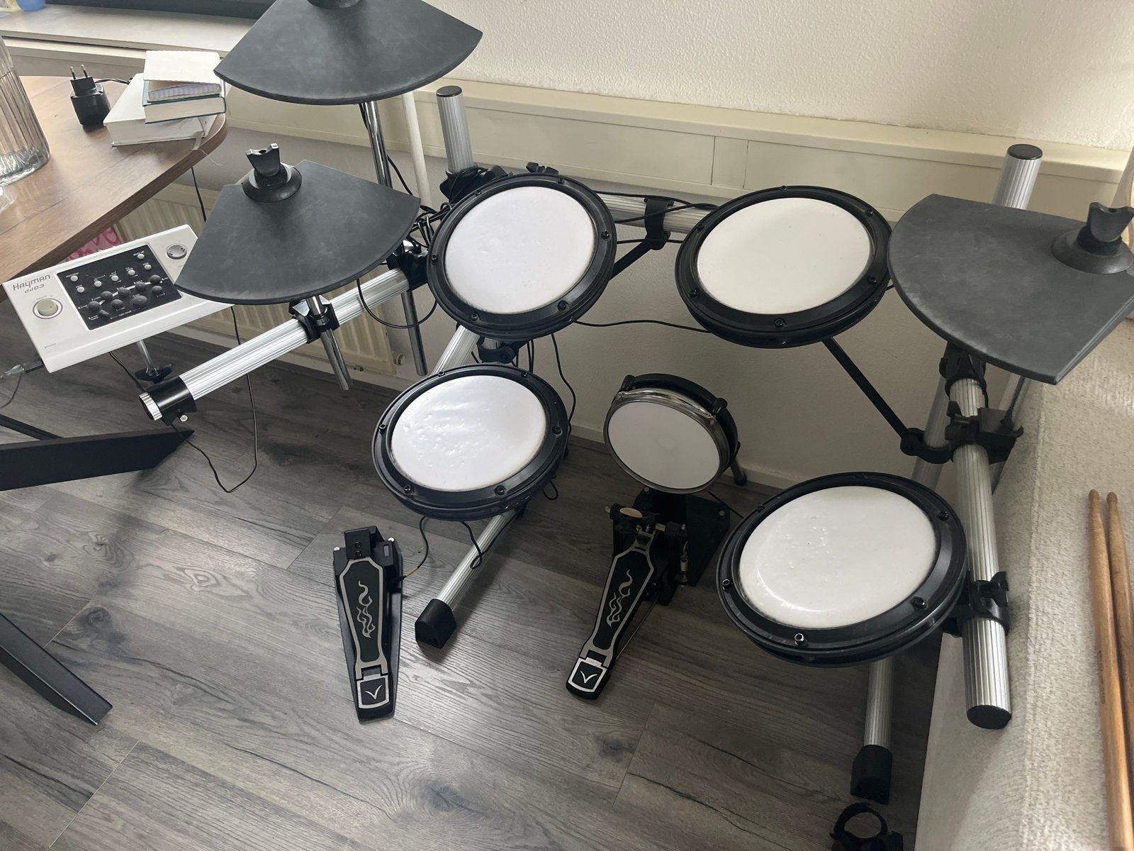 Hayman dd03 Elektronisch Drumstel - Compleet en Zo Goed als, Ophalen of Verzenden, Zo goed als nieuw, Overige merken, Elektronisch