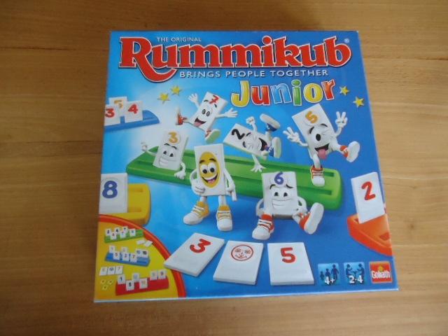 Rummikub Junior, Hobby en Vrije tijd, Gezelschapsspellen | Bordspellen, Een of twee spelers, Ophalen of Verzenden, Zo goed als nieuw