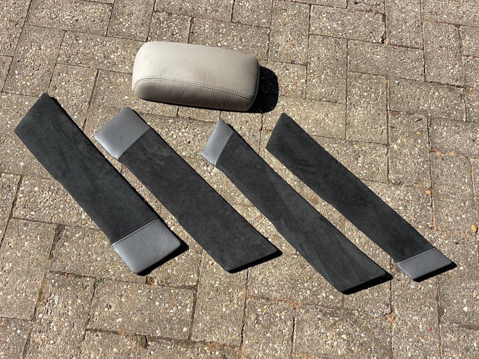 Volvo 850R alcantara deurkaarten / door insterts, Auto-onderdelen, Interieur en Bekleding, Ophalen of Verzenden, Gebruikt, Volvo