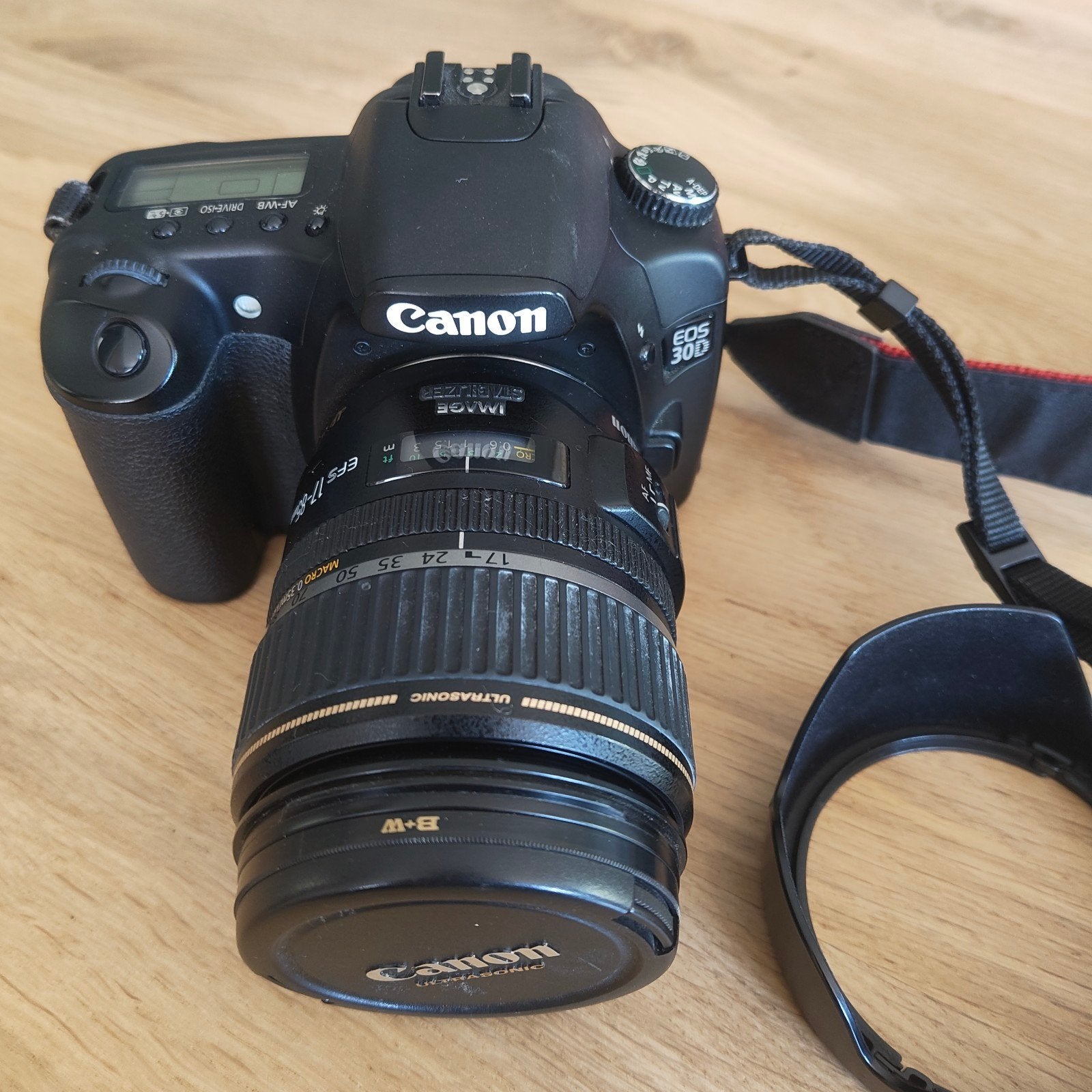 Canon EOS 30D Spiegelreflexcamera met EF-S 17-85mm lens, Gebruikt, Spiegelreflex, Canon, Ophalen of Verzenden