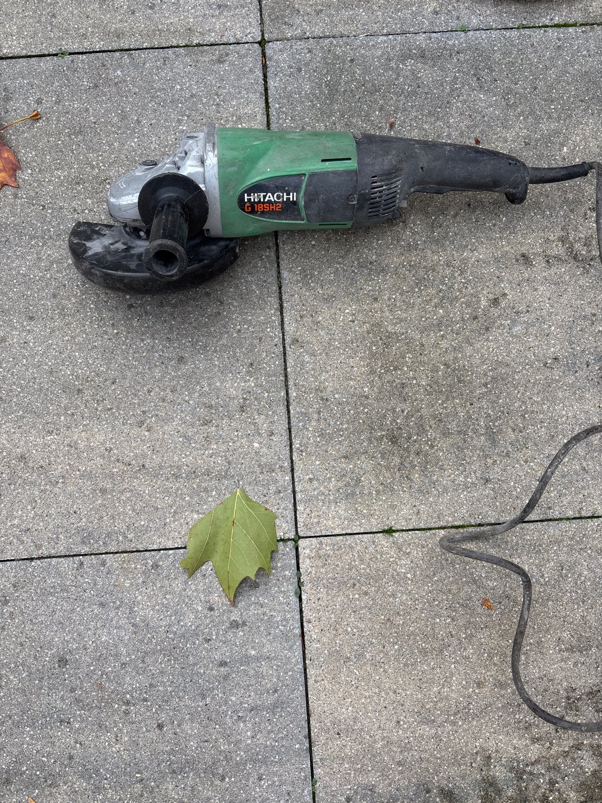 Hitachi G18SH2 Haakse Slijpmachine - Gebruikt, Ophalen of Verzenden, Gebruikt, 1000 watt of meer, Haakse handslijpmachine