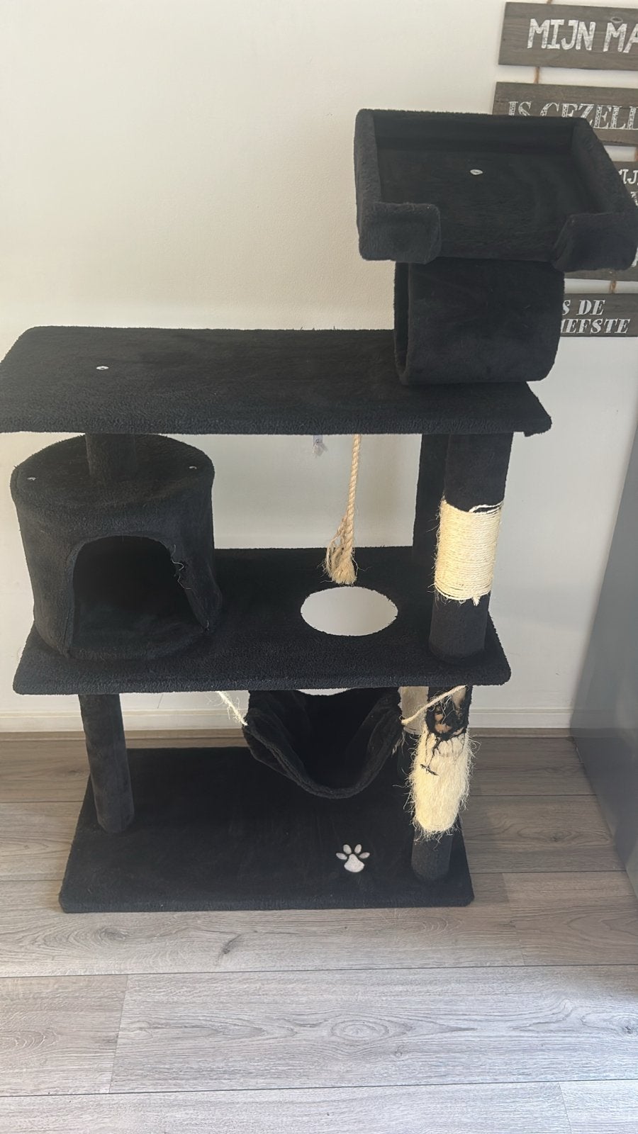 Katten krabpaal niet gebruikt behalven de ene paal, Ophalen, Nieuw, Krabpaal