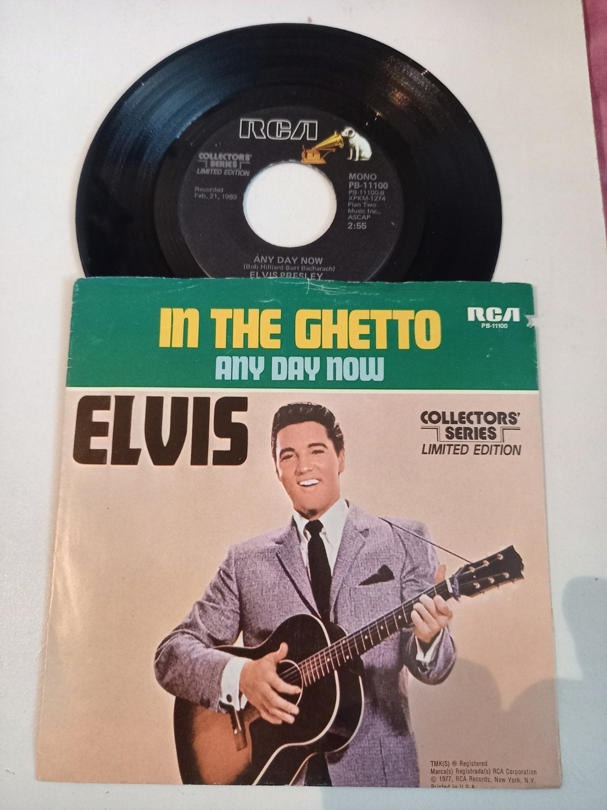 Elvis Presley Collectors Series Limited Edition 7 inch Sing, Gebruikt, 7 inch, Ophalen of Verzenden, Pop