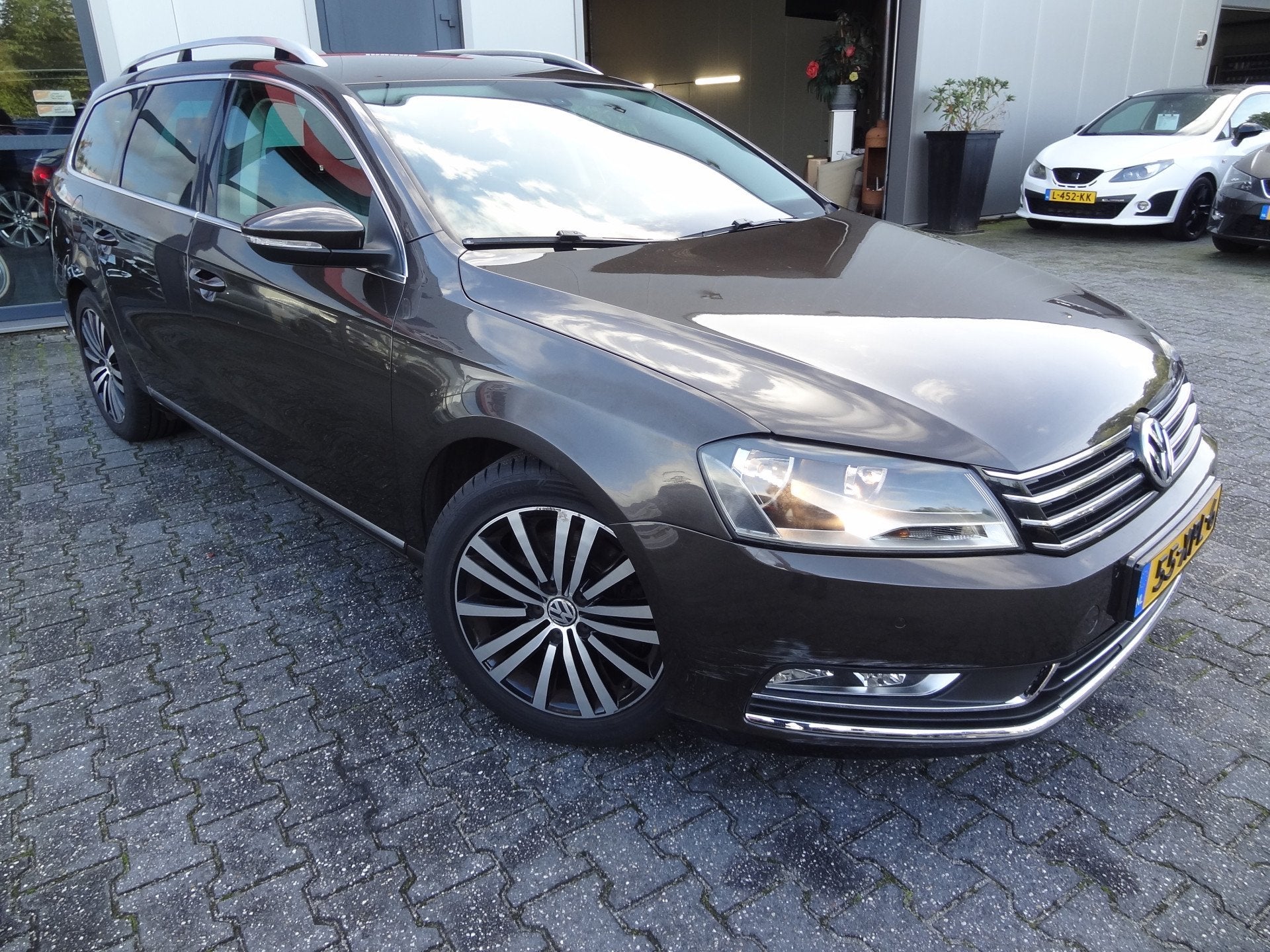 Volkswagen Passat Variant 1.4 TSI Highline | LEDER | NAVI |, Auto's, Euro 5, Gebruikt, Bruin, 122 pk