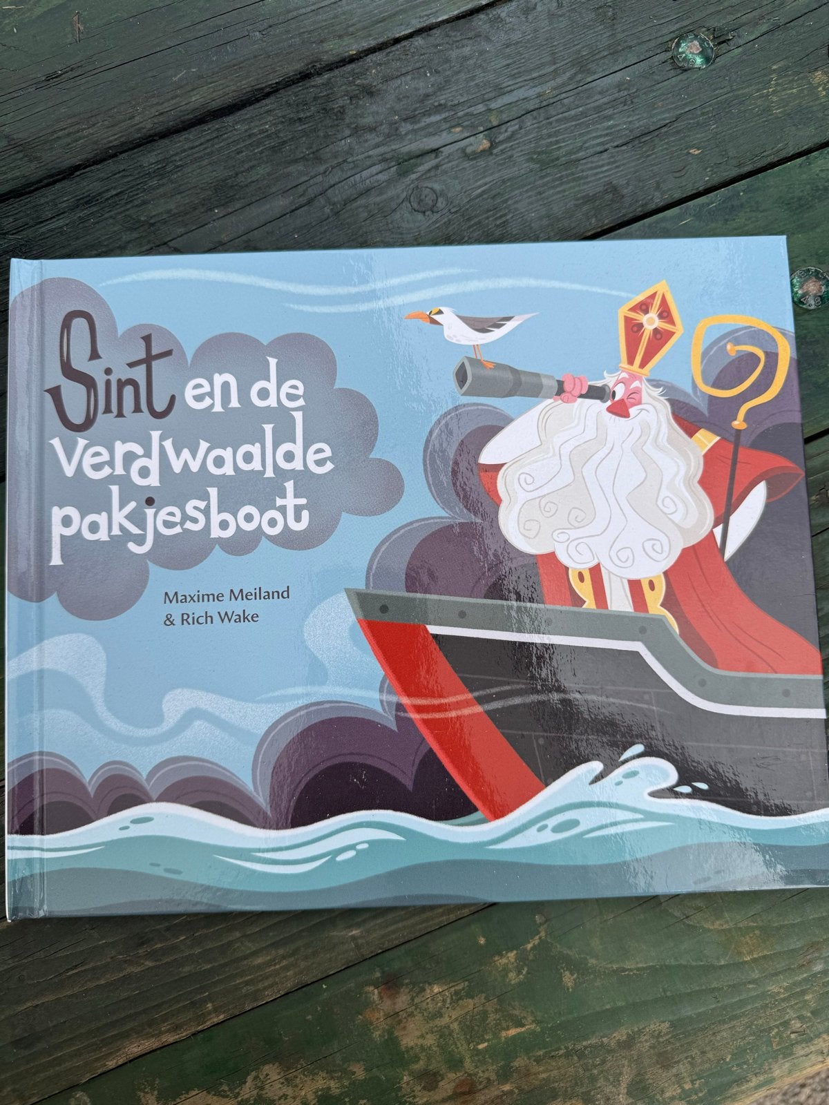 Sint en de Verdwaalde Pakjesboot - Kinderboek, Verzenden, Zo goed als nieuw, Fictie algemeen