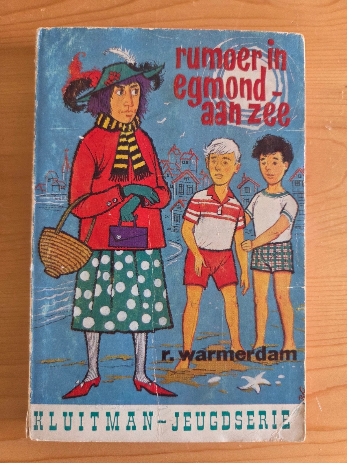 r. warmerdam rumoer in egmond aan zee kluitman jeugdserie, Boeken, Kinderboeken | Jeugd | 10 tot 12 jaar, Ophalen of Verzenden