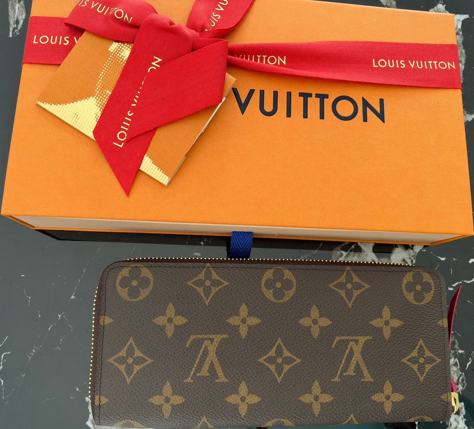 Louis Vuitton Clémence Wallet Portemonnee Origineel Nieuw, Ophalen of Verzenden, Nieuw, Overige kleuren, Leer