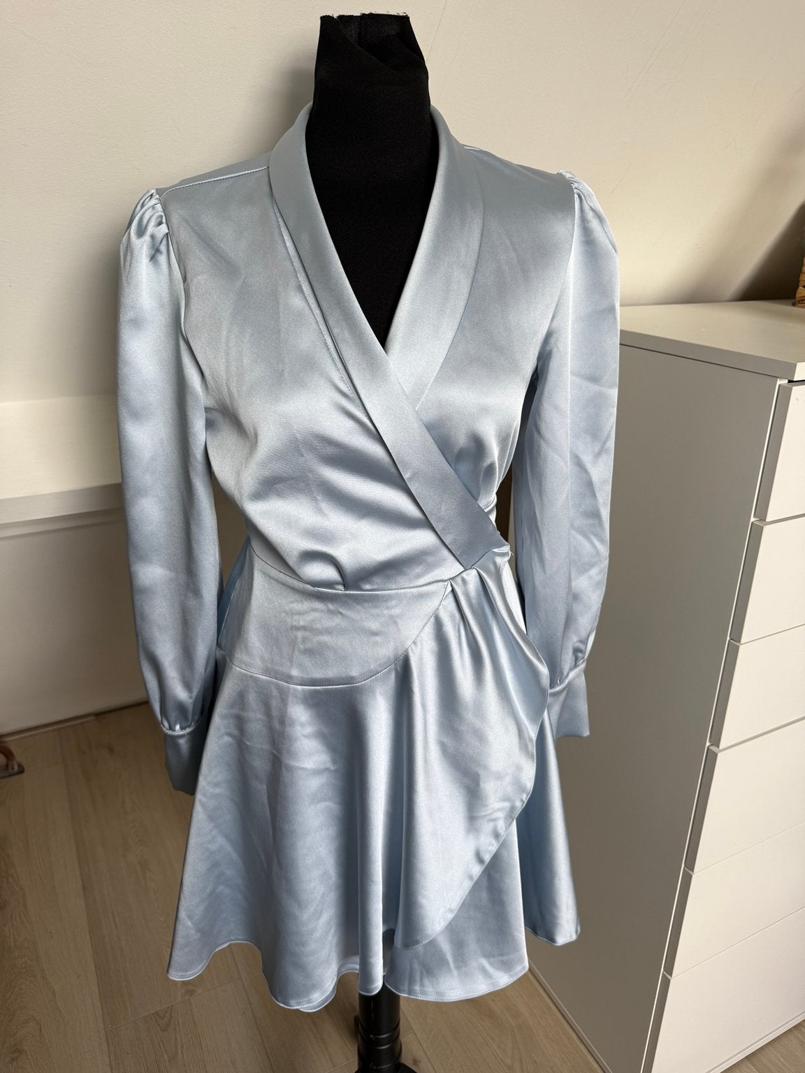 Goldie Estelle Jurk Maat L - Blauw of Roze, Ophalen of Verzenden, Gedragen, Maat 42/44 (L), Blauw