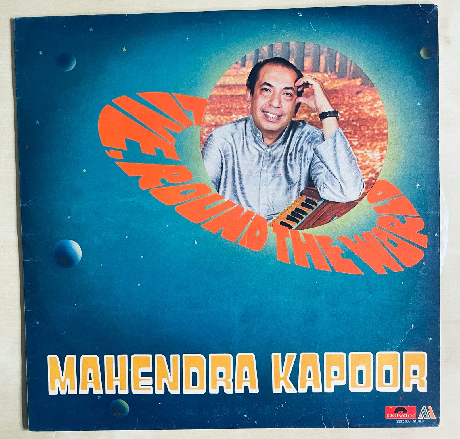 Mahendra Kapoor - Live Round The World LP (Polydor), Ophalen of Verzenden, 1970 - 1979, Gebruikt, 12 inch