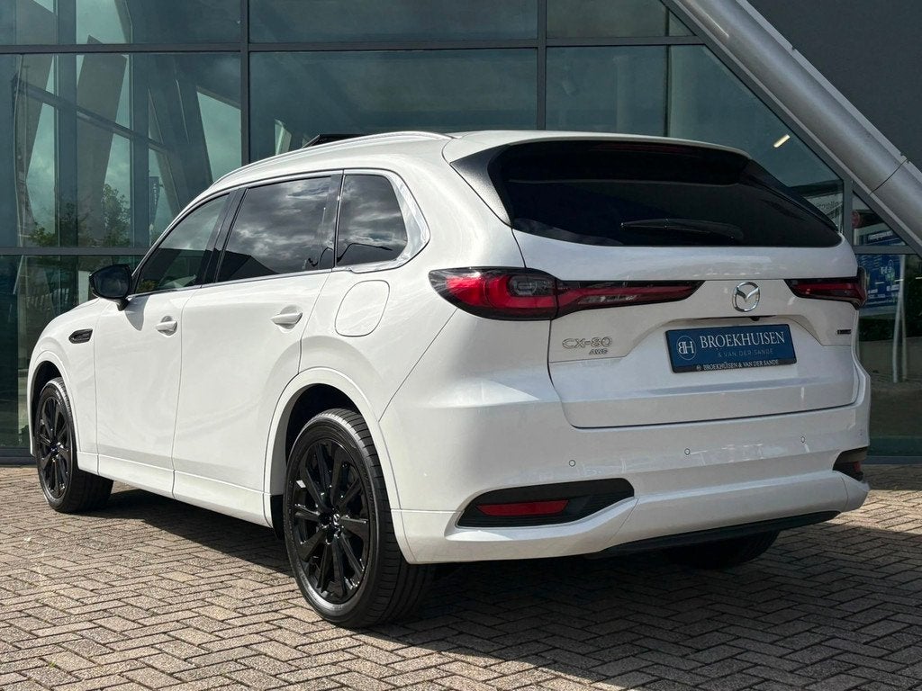 Mazda CX-80 2.5 e-SkyActiv AWD PHEV Homura Plus 7p. 327pk Pa, Auto's, Mazda, Automaat, Gebruikt, 4 cilinders, 327 pk