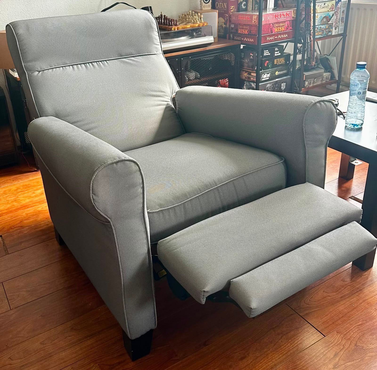 IKEA Muren fauteuil, grijs, verstelbaar, Ophalen, Gebruikt, Modern, Comfort, 75 tot 100 cm