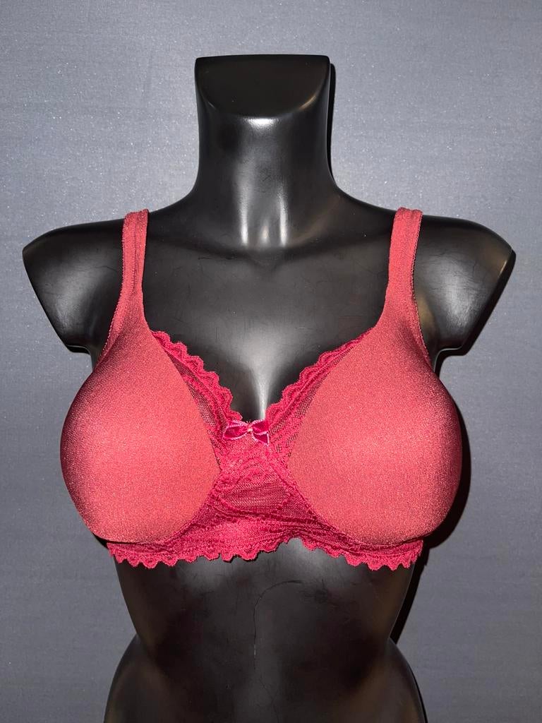 Selmark prothese bh maat 80c zonder beugel, Verzenden, Rood, BH