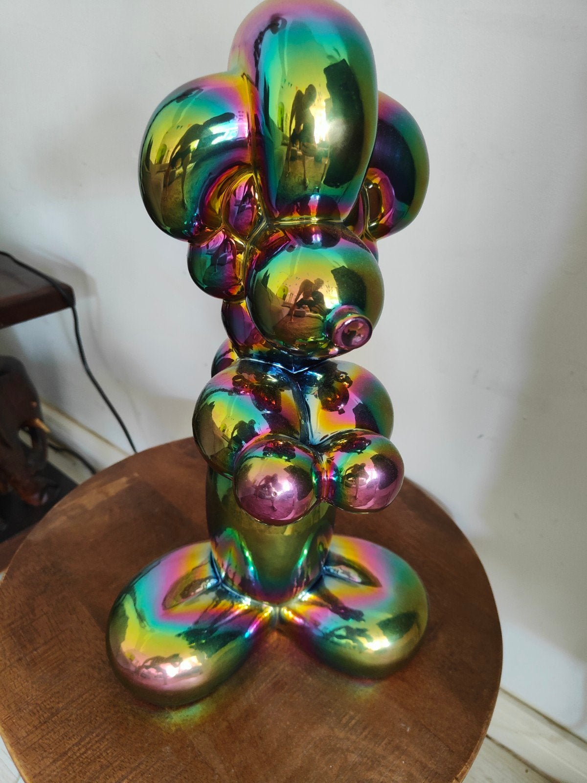 Kleurrijk Ballonhond Jeff Koons Beeld - Modern Kunstwerk, Ophalen of Verzenden